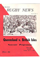 Queensland v British Isles 1966 rugby  Programmes